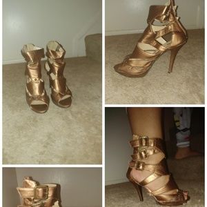 Bronze heels